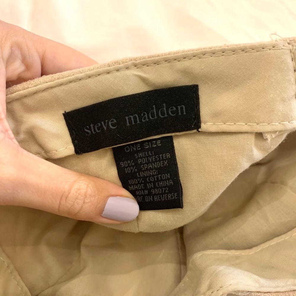 Steve Madden Suede Cap - Picture 4 of 4
